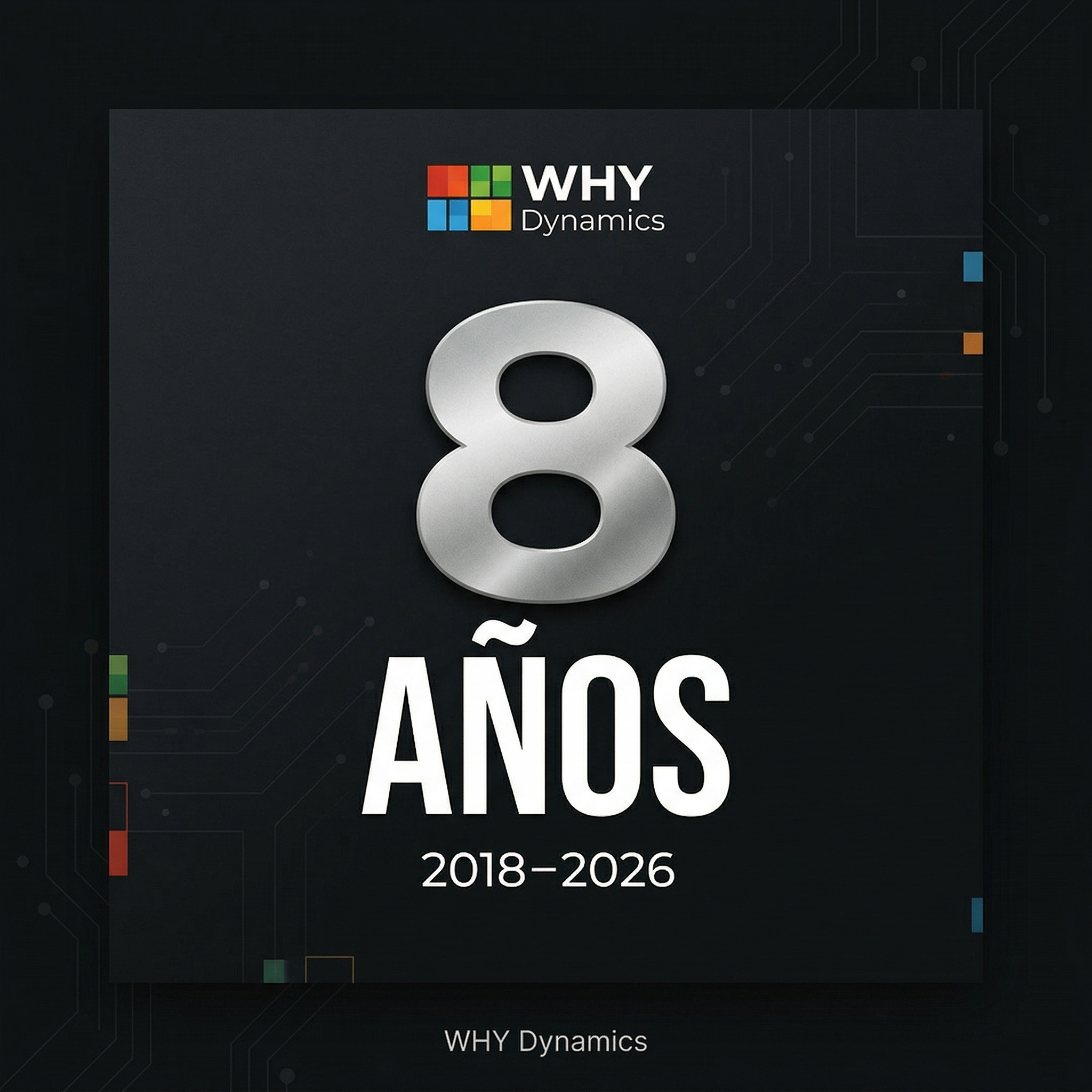WHY Dynamics cumple 8 años, 2018-2026